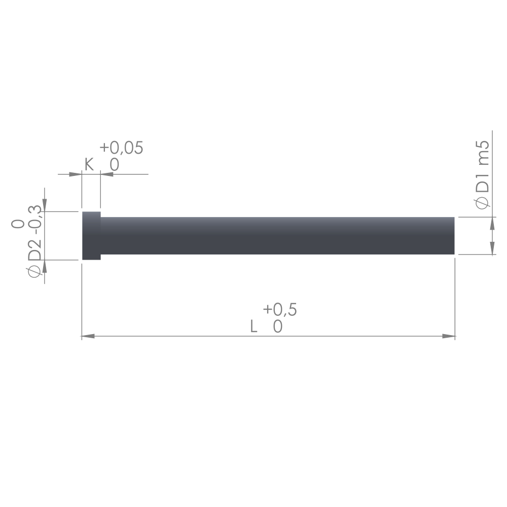 Cylindrical Head Punch